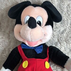Disney Mickey Mouse Plush - Black, Red, and Yellow